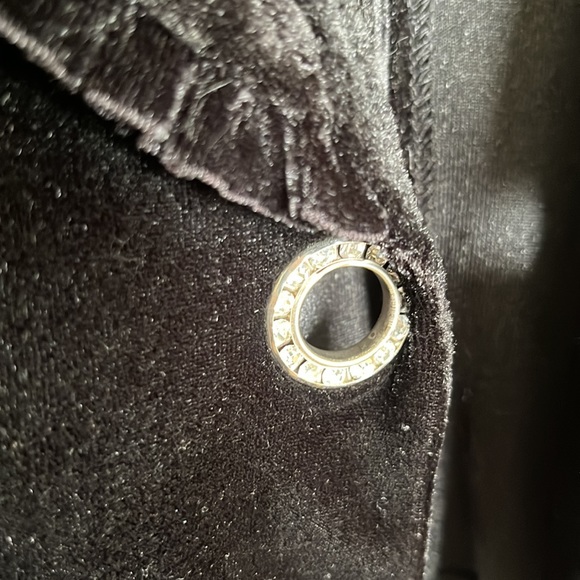 Bejeweled Velvet Blazer Jacket - Picture 4 of 4